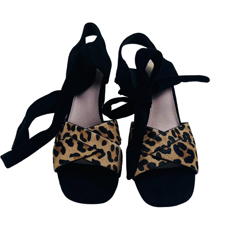 LulaRoe Women's Heels - Leopard Print - Size 6.5B